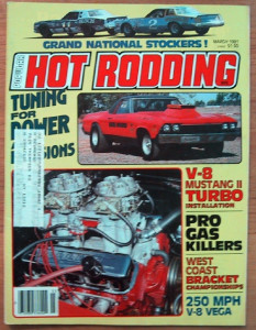 POPULAR HOT RODDING 1981 MAR - BOSS 429, 302 TURBO, MONZA*
